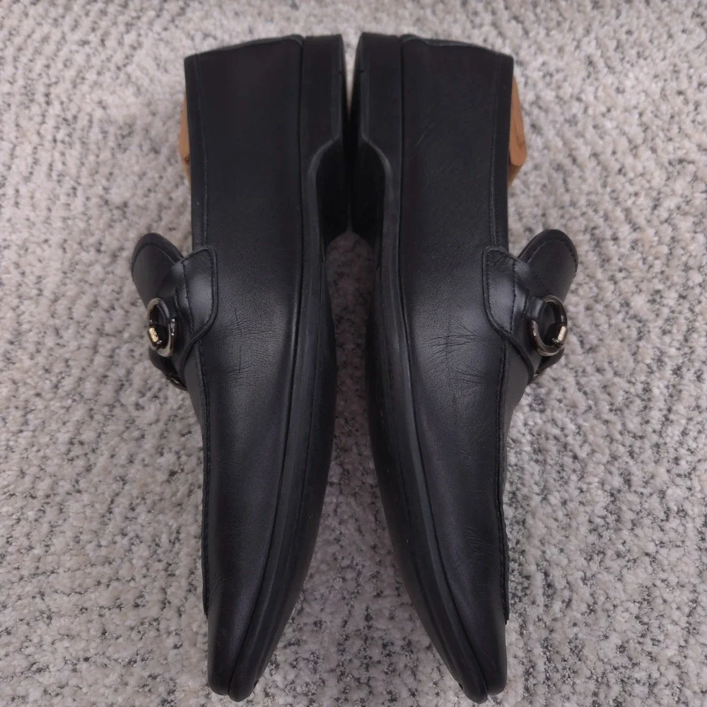 Magnnani Loafers Mens Size 8.5 Horsebit Slip On Leather Black Shoes 8.5M GUC